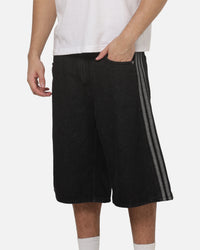 Adidas Firebird Denim Shorts True Black