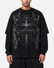 Saint Morta Renaissance Layered Long Sleeve T-Shirt Washed Black