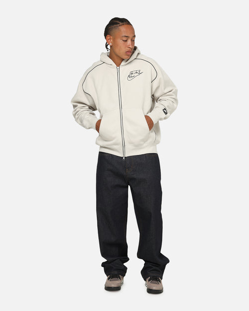 Nike Air Full-Zip Fleece Hoodie Light Bone/Black