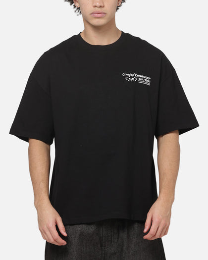 Criminal Damage Antique Rug T-Shirt Black