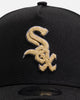 New Era Chicago White Sox 'Canvas Chainstitch Project X' 9FORTY A-Frame Snapback Black/Gold