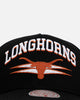 Mitchell & Mess Texas Longhorns 'Shadow Script' Pro Pinch Snapback Black