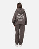 The Anti Order Reverse Logo Hoodie Charcoal Grey