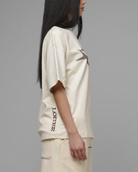 Loiter Hybrid Premium T-Shirt Beige