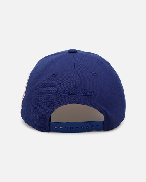 Mitchell & Ness Los Angeles Dodgers 'Pink Side Patch' Pro Pinch Snapback Official Team Color
