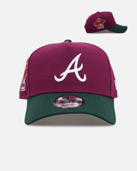 New Era Atlanta Braves 'Vineyard' 9FORTY A-Frame Snapback Purple