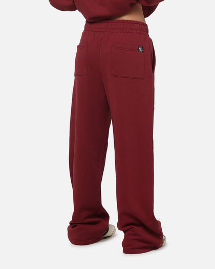 Carre Rivet Trackpants Burgundy