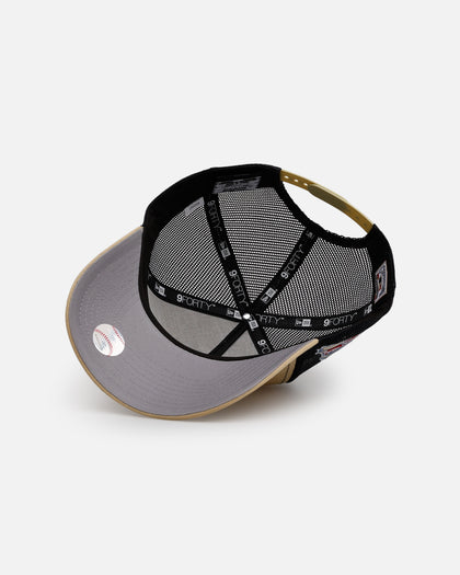 New Era Chicago Cubs 'Vintage Truckers' 9FORTY A-Frame Trucker Snapback Vegas Gold