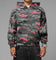 Loiter Hybrid Patch Zip Hoodie Black Camo