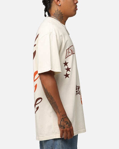 Majestic Athletic Houston Astros Patchwork T-Shirt Ecru
