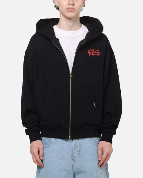 Carre Signature Zip Hoodie Black