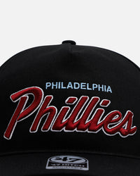 47 Brand Philadelphia Phillies 'Black Dome Script' 47 Hitch Snapback Black