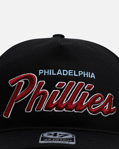 47 Brand Philadelphia Phillies 'Black Dome Script' 47 Hitch Snapback Black