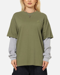 X-Large 91 Double Layer T-Shirt Pigment Olive