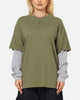 X-Large 91 Double Layer T-Shirt Pigment Olive