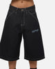 Ed Hardy Serpent Jorts Indigo