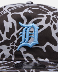 New Era Detroit Tigers 'Brushed Cotton' 19TWENTY Strapback Black/Light Blue