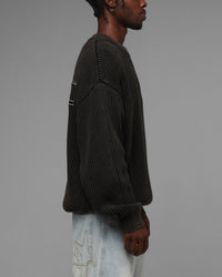 Loiter Star Born Knit Sweater Black