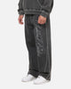 Mitchell & Ness Las Vegas Raiders Star Script Relaxed Track Pants Washed Black
