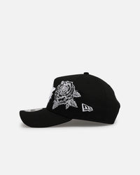 New Era Miami Dolphins 'Ornate Rose' 9FORTY A-Frame Snapback Black/White