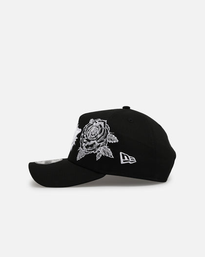 New Era Miami Dolphins 'Ornate Rose' 9FORTY A-Frame Snapback Black/White