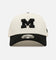 New Era Michigan Wolverines Football 'Easy Chrome Black' 9FORTY A-Frame Snapback Chrome/Black