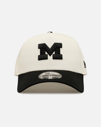 New Era Michigan Wolverines Football 'Easy Chrome Black' 9FORTY A-Frame Snapback Chrome/Black