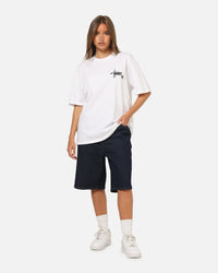 S Double EMB 5 Pocket Shorts One Rinse
