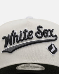 New Era Chicago White Sox 'Chrome Metallic Wordmark' 9FORTY A-Frame Snapback Chrome