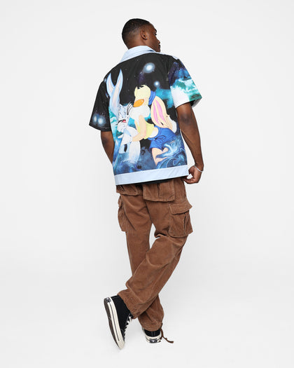 Renowned LA X Looney Tunes Love In The Hare Button Up T-Shirt Multi