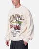 MNML Criminal Long Sleeve Thermal Shirt White