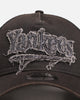 New Era New York Yankees 'Washed Fray' 9FORTY A-Frame Trucker Snapback Washed Grey