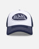 Von Dutch Grey & White Trucker Snapback Navy/White