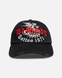 Ed Hardy Flash Trucker Snapback Washed Black