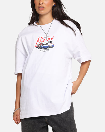 Key Street Bathurst Pits T-Shirt White