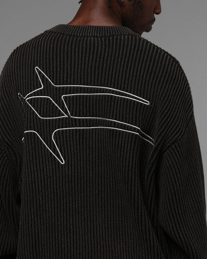 Loiter Star Born Knit Sweater Black