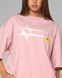 Loiter Hybrid Premium T-Shirt Dusty Pink
