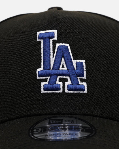 New Era Los Angeles Dodgers 'Black And Team Color' 9FORTY A-Frame Snapback Black/Official Team Color