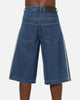 Adidas Firebird Denim Shorts Blue Denim