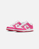 Nike Kids' Dunk Low (GS) White/Laser Fuchsia