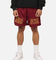 Bleacher Athletic Brisbane Broncos NRL Adult Basketball Shorts Maroon