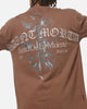 Saint Morta The Cross Boxy T-Shirt Washed Brown