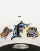 New Era Miami Marlins 'World Series Logo' 9FORTY A-Frame Snapback Chrome
