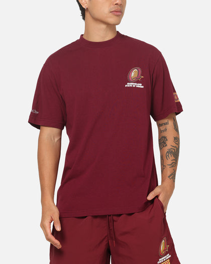 Mitchell & Ness Queensland Maroons Vintage T-Shirt Maroon