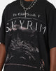 73Studio X The Elder Scrolls V: Skyrim Alduin Vintage T-Shirt Black Acidwash