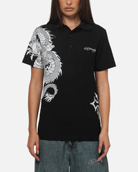 Ed Hardy Euro Polo Shirt Black
