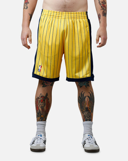 Mitchell & Ness Indiana Pacers 99' Swingman Shorts Yellow