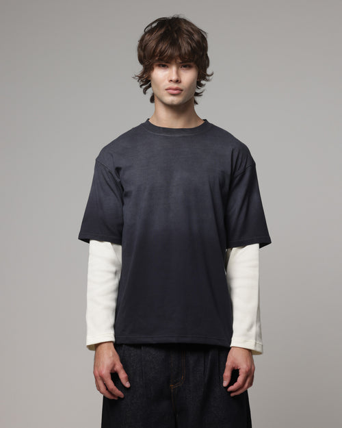 American Thrift Layered T-Shirt Washed Black