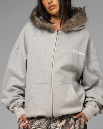 Loiter Purity Zip Hoodie Grey