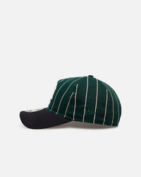 New Era Detroit Tigers 'Pinstripe' 9FORTY A-Frame Snapback Dark Green